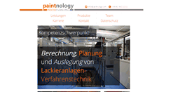 Desktop Screenshot of paintnology.com